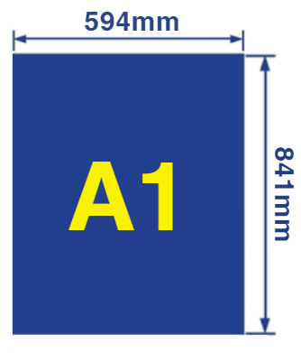 A1 Poster Size: 841mm × 594mm